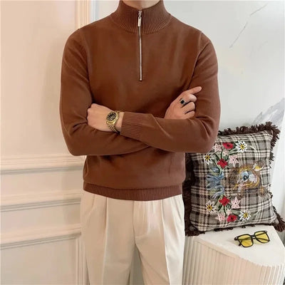 MIRA | Strickpullover mit Reißverschluss
