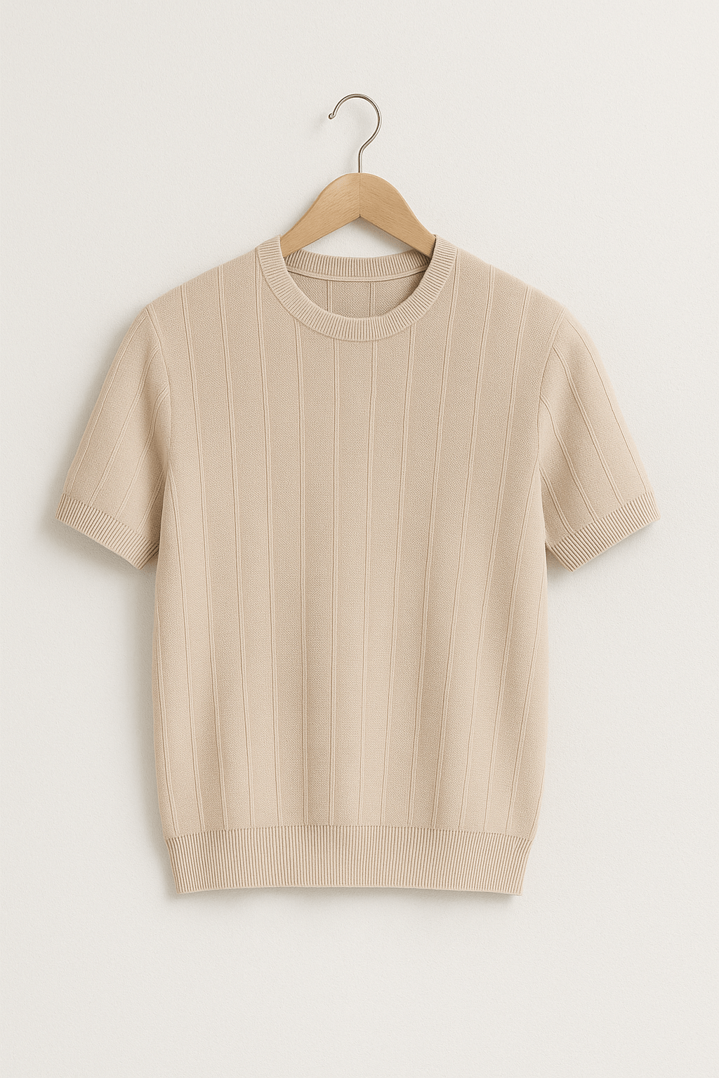 Hudson | Elegantes Strick T-Shirt für Herren kurzarm