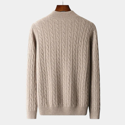 Strick Half Zip pullover