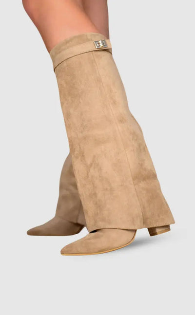 Johanna | Elegante Stiefel Damen Schwarz aus Leder für Herbst 1