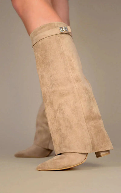 Johanna | Elegante Stiefel Damen Schwarz aus Leder für Herbst 2