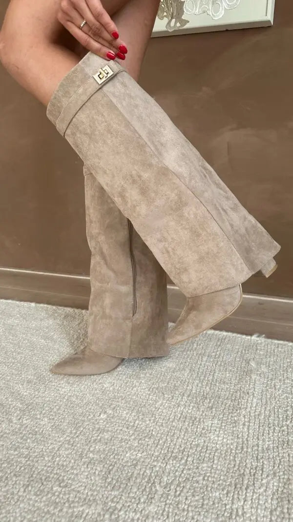 Johanna | Elegante Stiefel Damen Schwarz aus Leder für Herbst 4