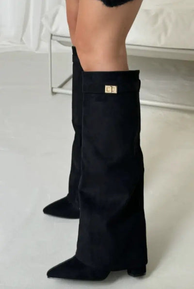 Johanna | Elegante Stiefel Damen Schwarz aus Leder für Herbst 7