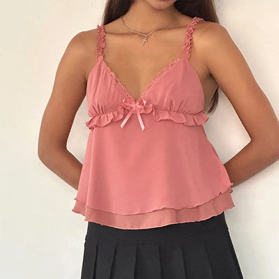 Melina - Volant-Top Damen