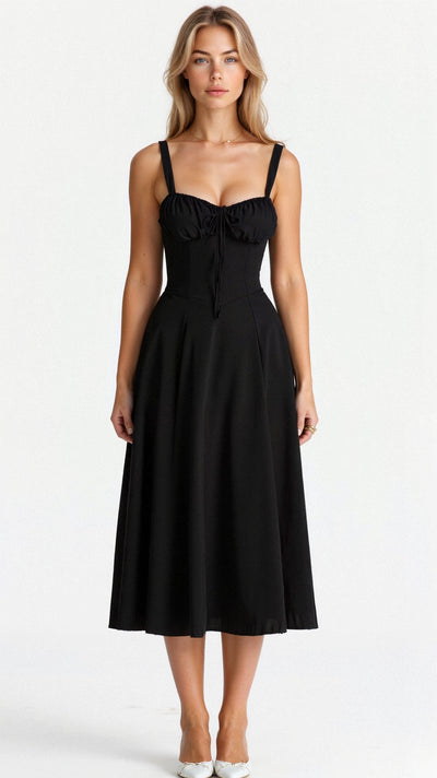 Kiana | Elegantes Midikleid für Damen figurbetont
