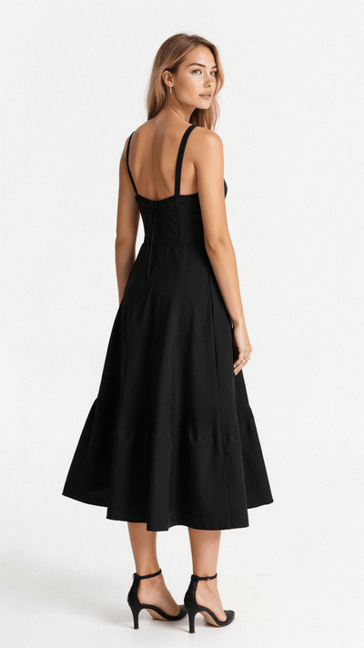 Kiana | Elegantes Midikleid für Damen figurbetont