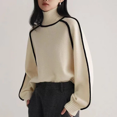 Lara | Eleganter Rollkragenpullover für Damen Oversize