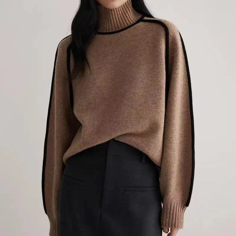 Lara | Eleganter Rollkragenpullover für Damen Oversize