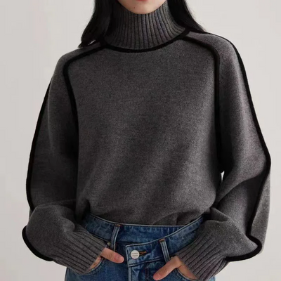 Lara | Eleganter Rollkragenpullover für Damen Oversize