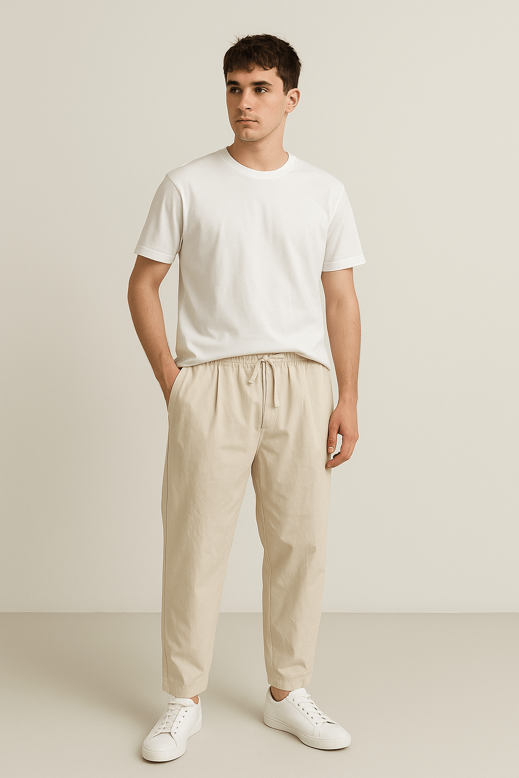 Laurentius | Lässige Freizeithose für Herren mit Kordelzug