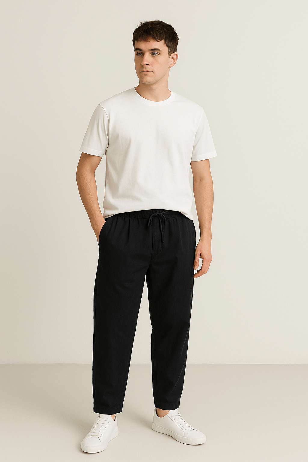 Laurentius | Lässige Freizeithose für Herren mit Kordelzug
