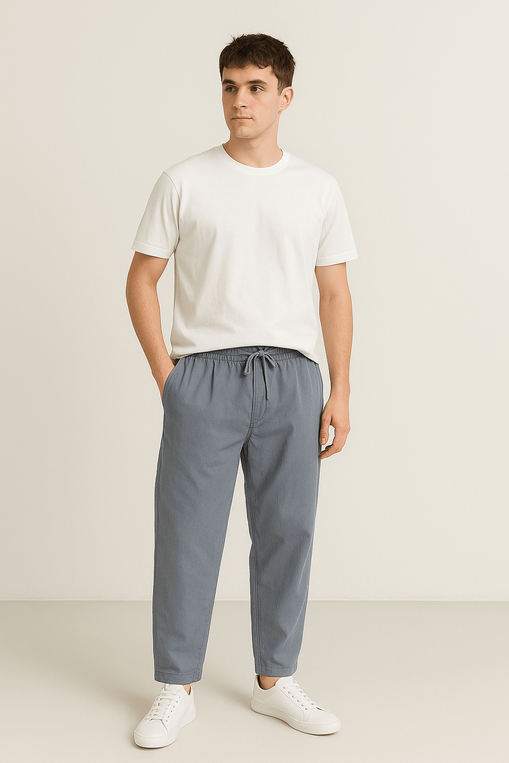 Laurentius | Lässige Freizeithose für Herren mit Kordelzug