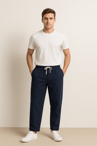 Laurentius | Lässige Freizeithose für Herren mit Kordelzug
