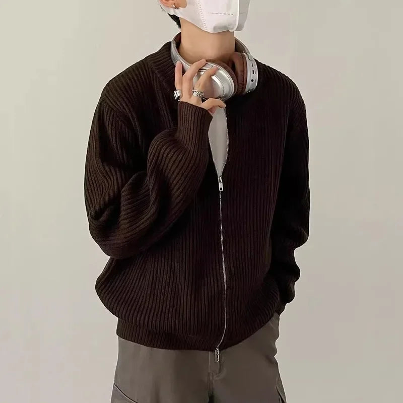 Leo | Lässiger Strickpullover für Herren Herbst-Winter