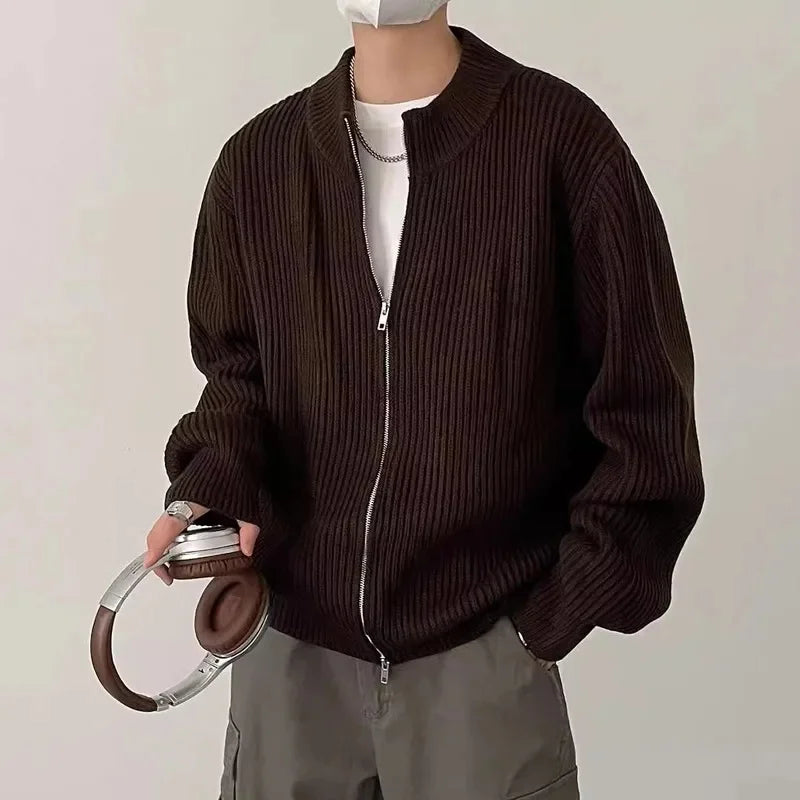 Leo | Lässiger Strickpullover für Herren Herbst-Winter