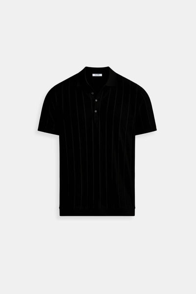 Leon | Atmungsaktives Poloshirt für Herren mit Streifen
