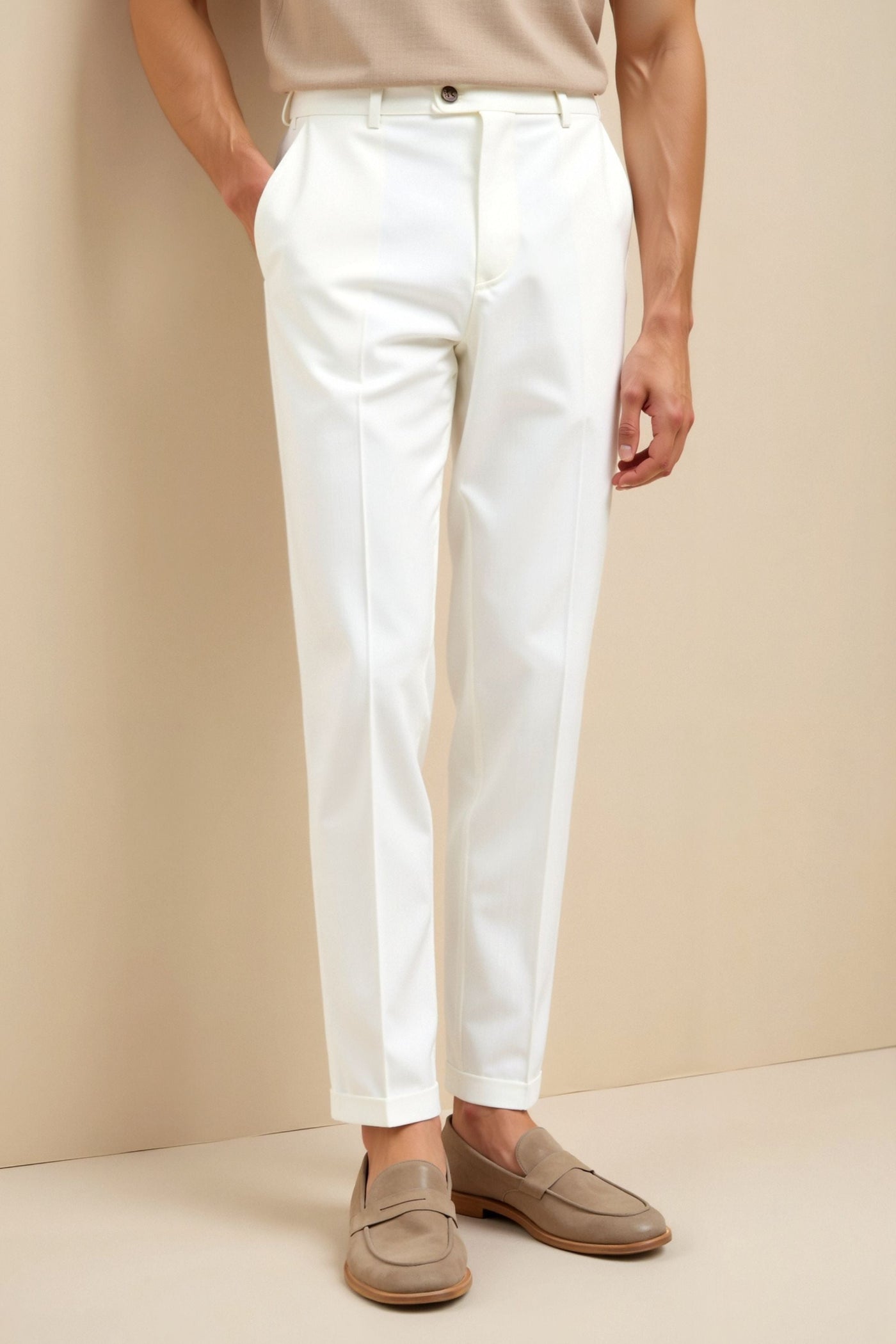Leon | Elegante Chino Hose für Herren Regular Fit