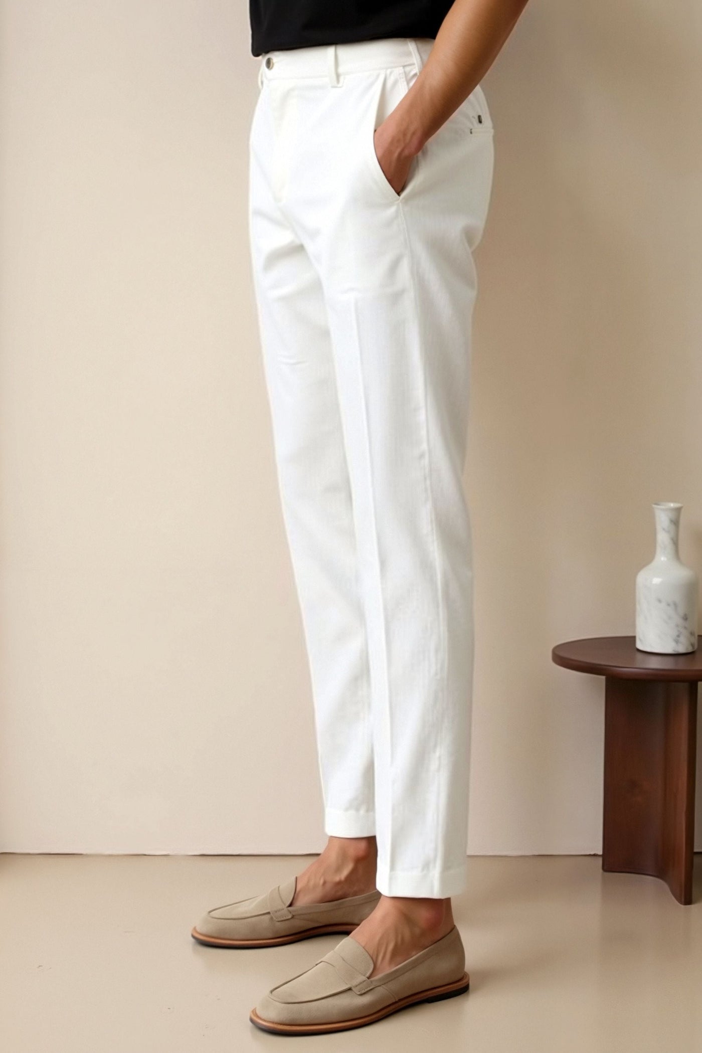 Leon | Elegante Chino Hose für Herren Regular Fit