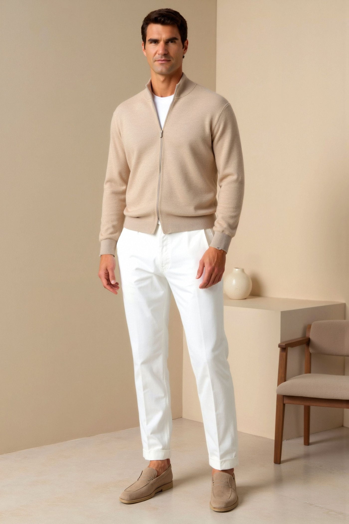 Leon | Elegante Chino Hose für Herren Regular Fit