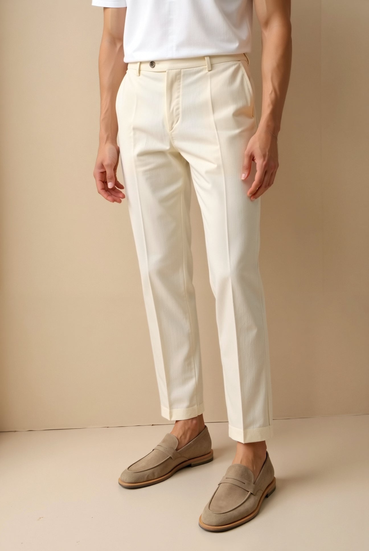 Leon | Elegante Chino Hose für Herren Regular Fit