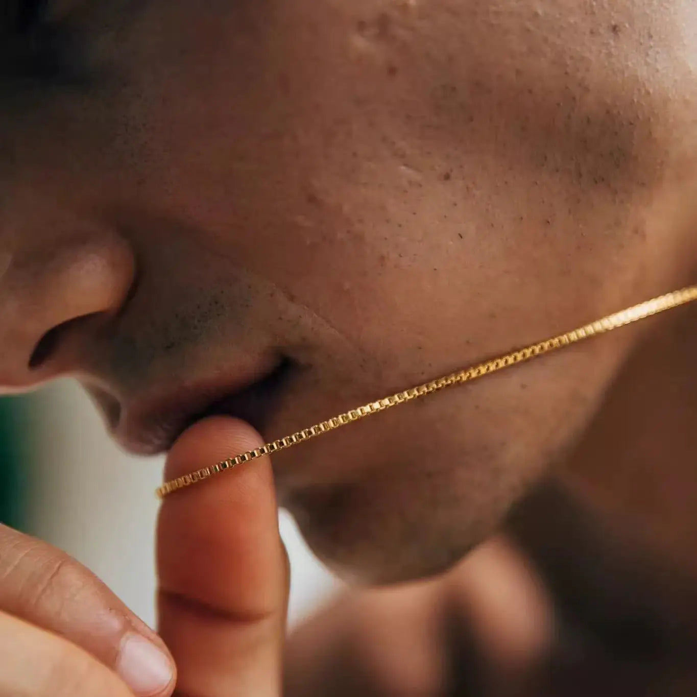 Leon | Elegante Edelstahlkette für Herren und Damen Gold