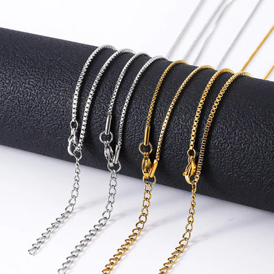 Leon | Elegante Edelstahlkette für Herren und Damen Gold