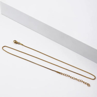 Leon | Elegante Edelstahlkette für Herren und Damen Gold