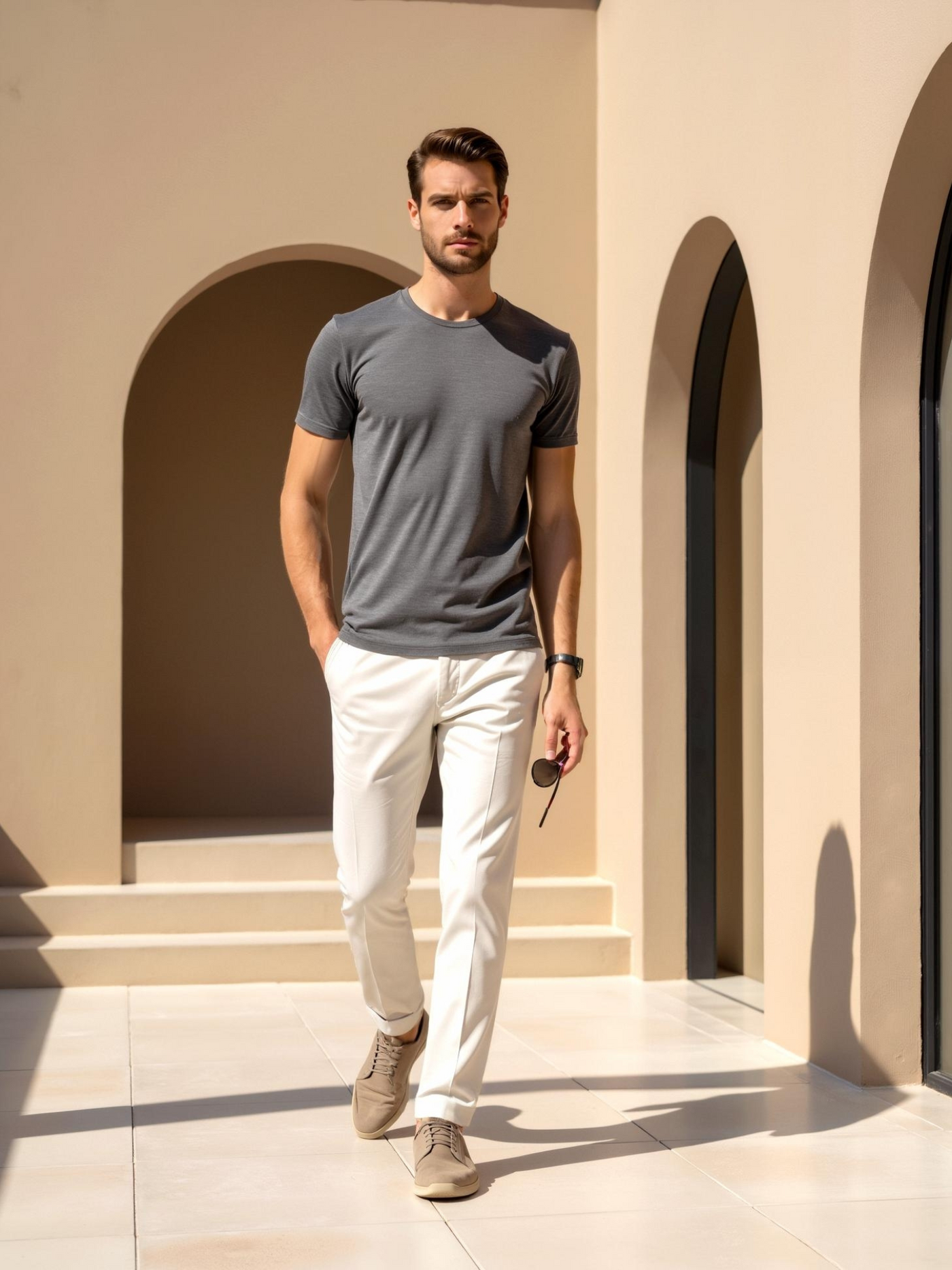 Leon | Elegantes Merino Shirt für Herren atmungsaktiv