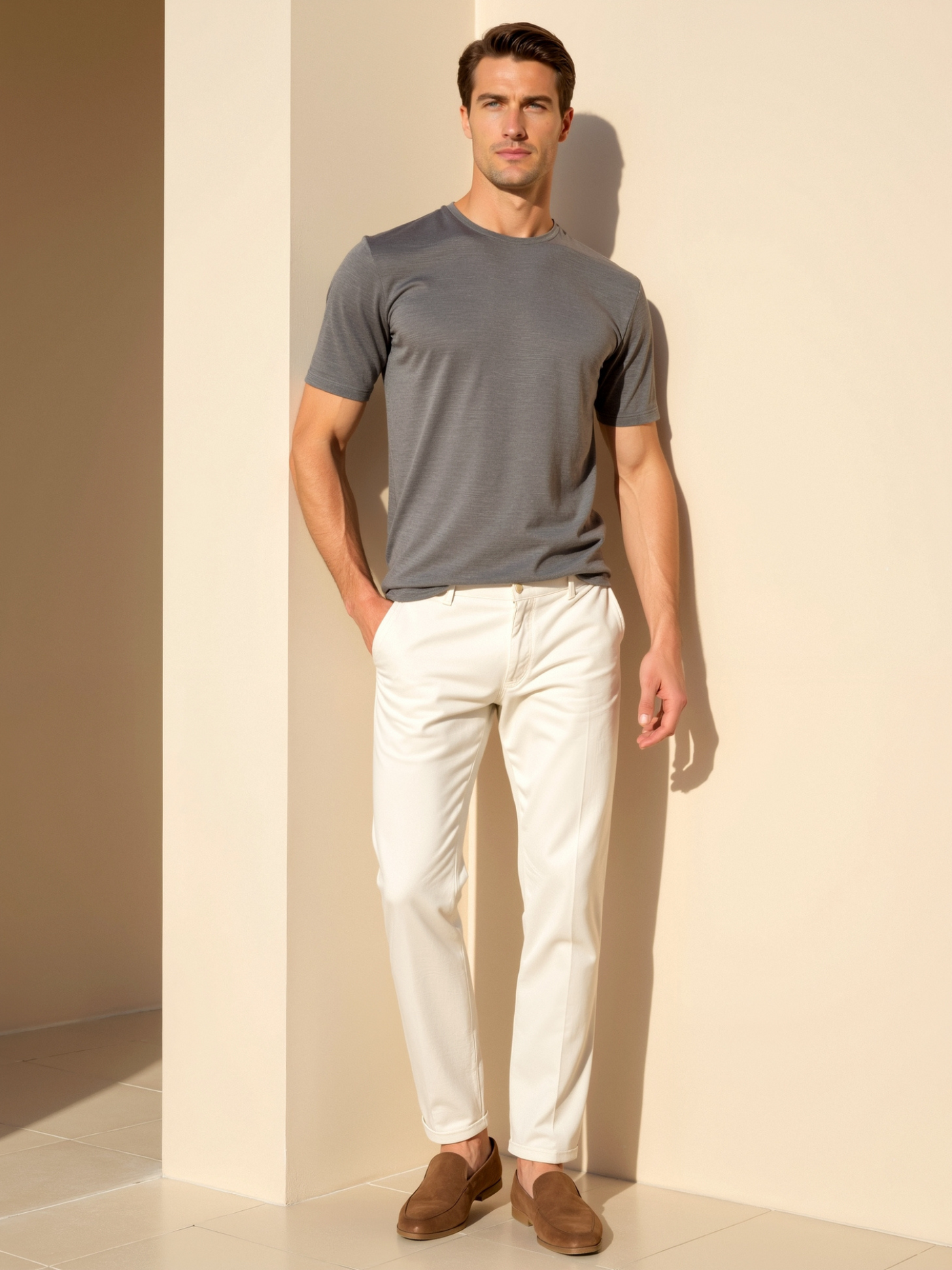 Leon | Elegantes Merino Shirt für Herren atmungsaktiv