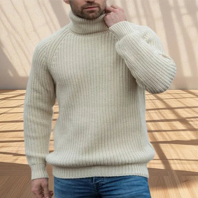 Leon | Lässiger Rollkragenpullover für Herren Winter