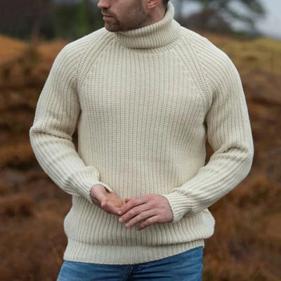Leon | Lässiger Rollkragenpullover für Herren Winter