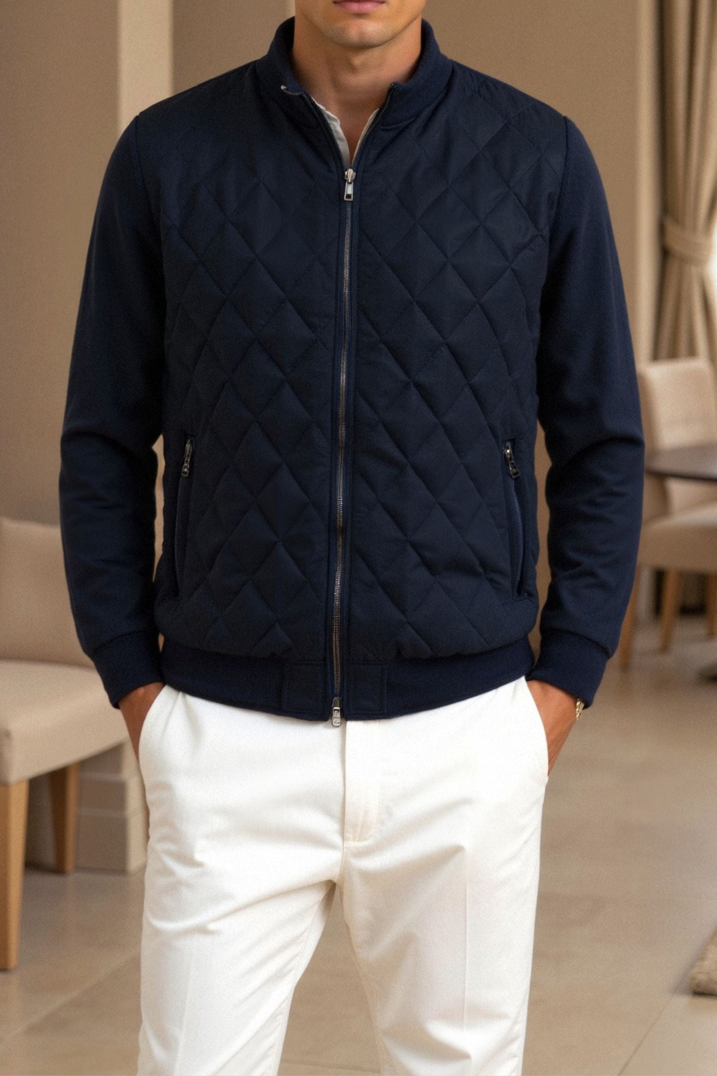 Leonardo | Elegante Steppjacke für Herren Übergangszeit 2