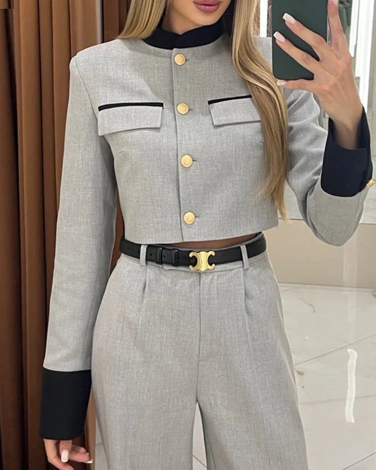 Leonie | Elegantes Freizeitoberteil und Hose für Damen Sommer