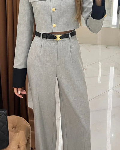 Leonie | Elegantes Freizeitoberteil und Hose für Damen Sommer