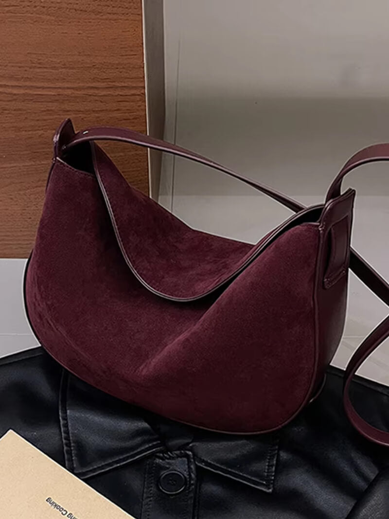 Lily | Elegante Handtasche für Damen Kunstwildleder Herbst