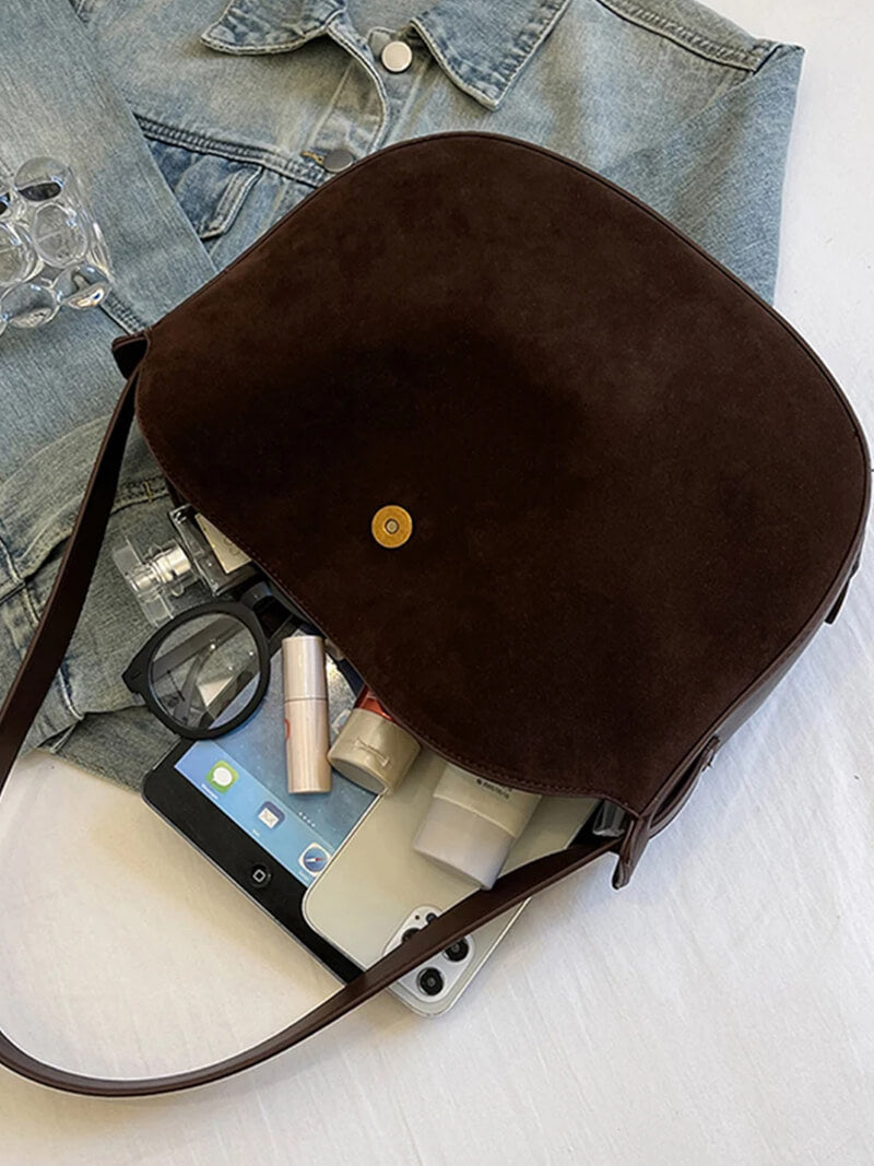 Lily | Elegante Handtasche für Damen Kunstwildleder Herbst