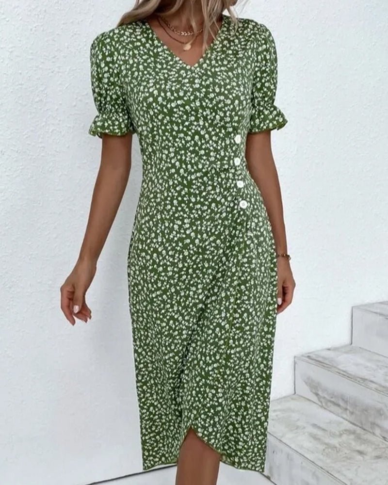 Lorena | Elegantes Blumenkleid für Damen Sommer