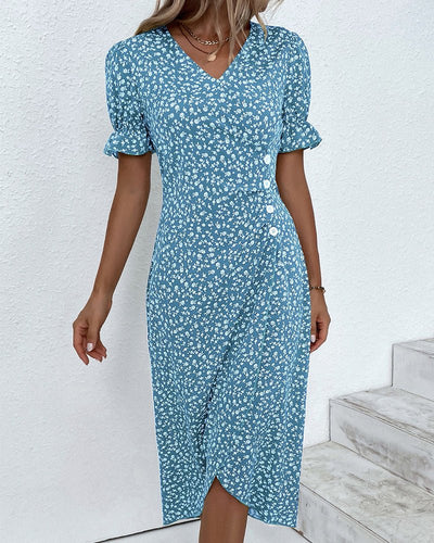 Lorena | Elegantes Blumenkleid für Damen Sommer