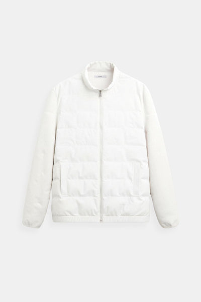 Luca | Moderne Steppjacke für Herren Cremeweiß Regular Fit 0