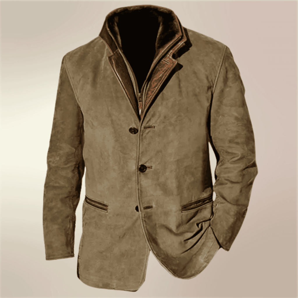 Lucas | Elegante Herrenjacke aus Wildleder für Herbst
