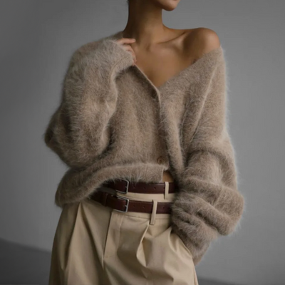 Luna | Luxuriöse Strickjacke für Damen ganzjährig aus Kaschmir