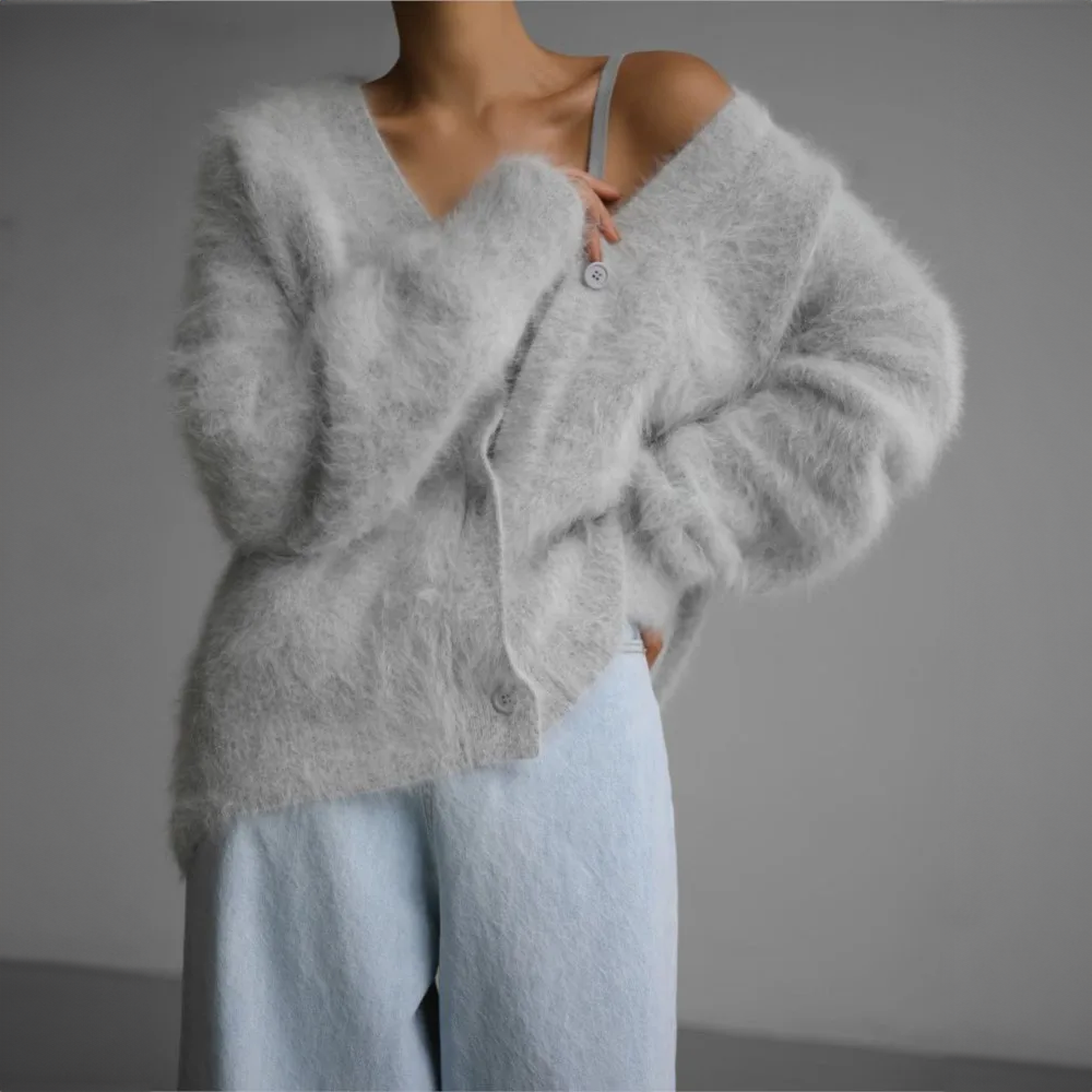 Luna | Luxuriöse Strickjacke für Damen ganzjährig aus Kaschmir