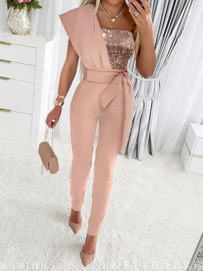 GIULIA | Jumpsuit mit Gürtel