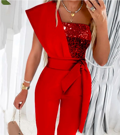 GIULIA | Jumpsuit mit Gürtel