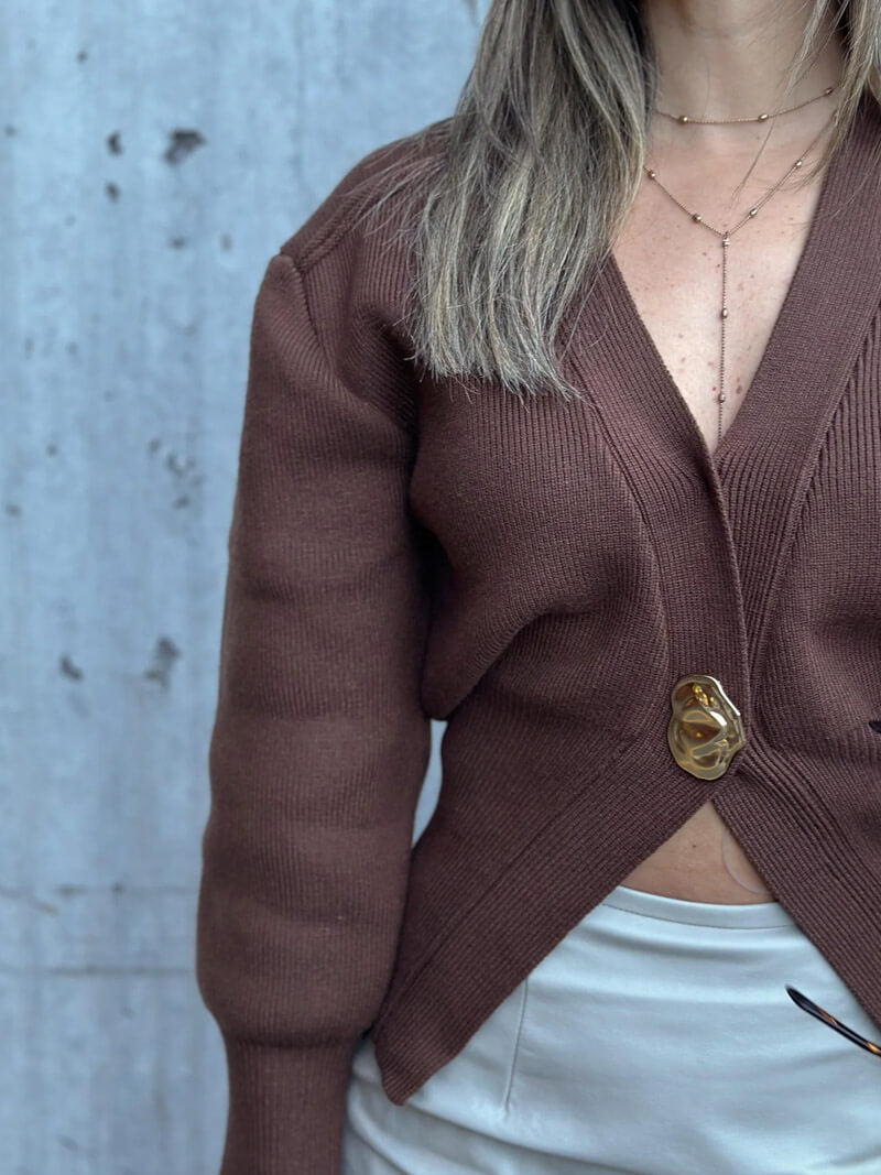 Lyra | Eleganter Strick Cardigan für Damen langarm