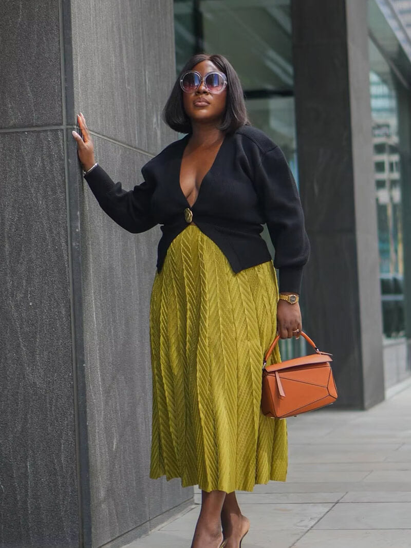 Lyra | Eleganter Strick Cardigan für Damen langarm