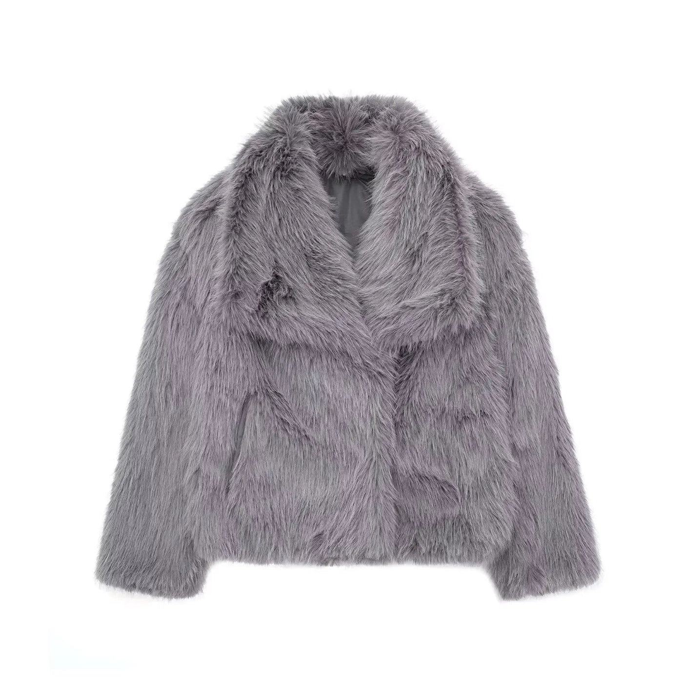 Macy | Flauschige Kunstfell-Jacke für Damen elegant 10