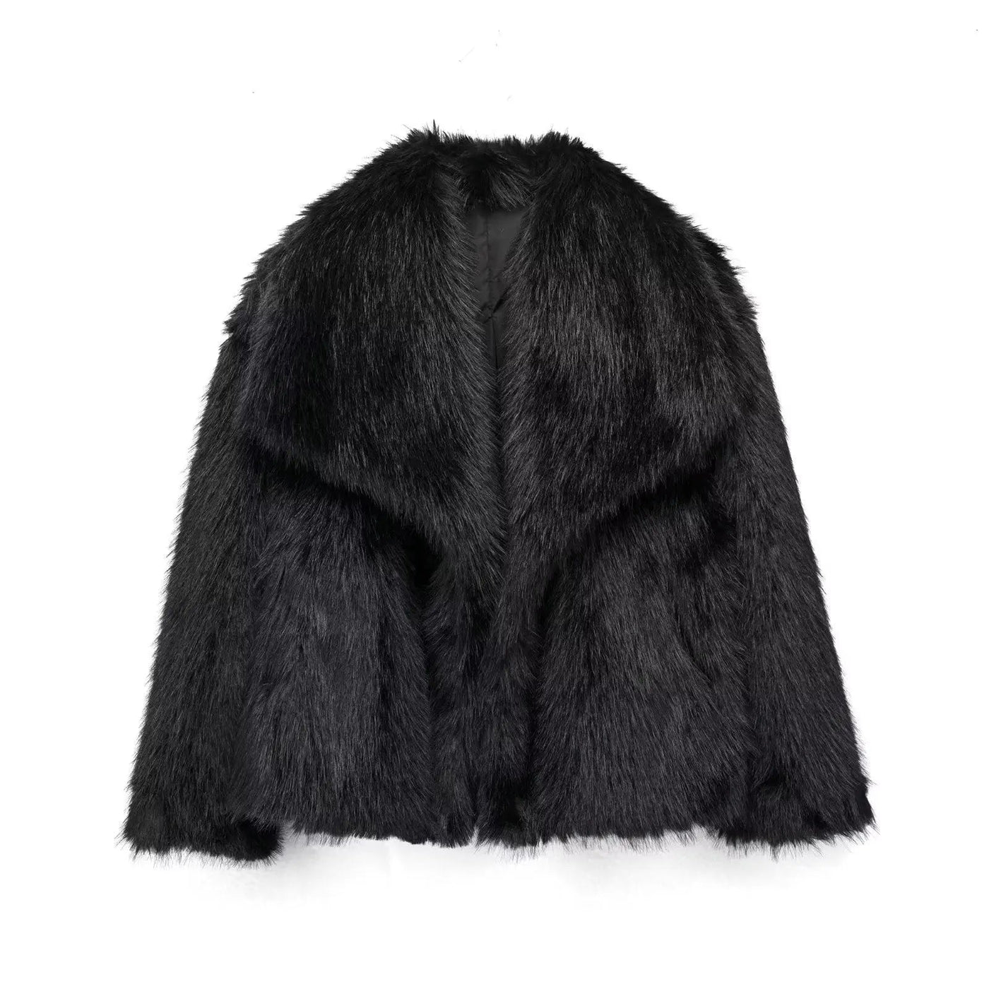 Macy | Flauschige Kunstfell-Jacke für Damen elegant 9