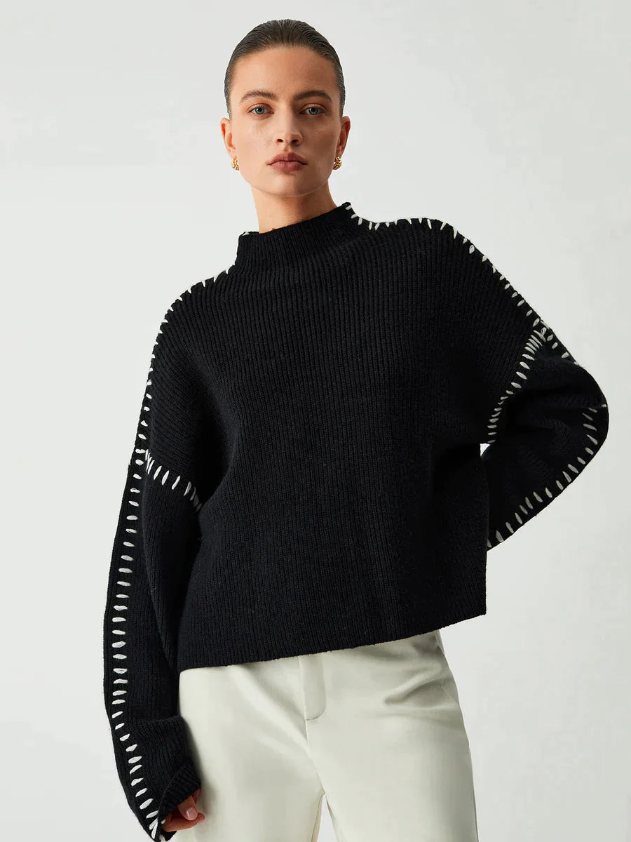 Marie | Eleganter Baumwollpullover für Damen weich
