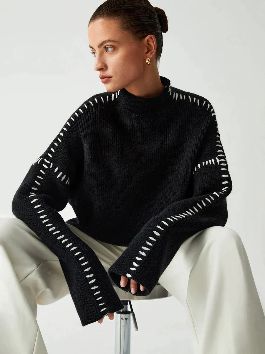 Marie | Eleganter Baumwollpullover für Damen weich